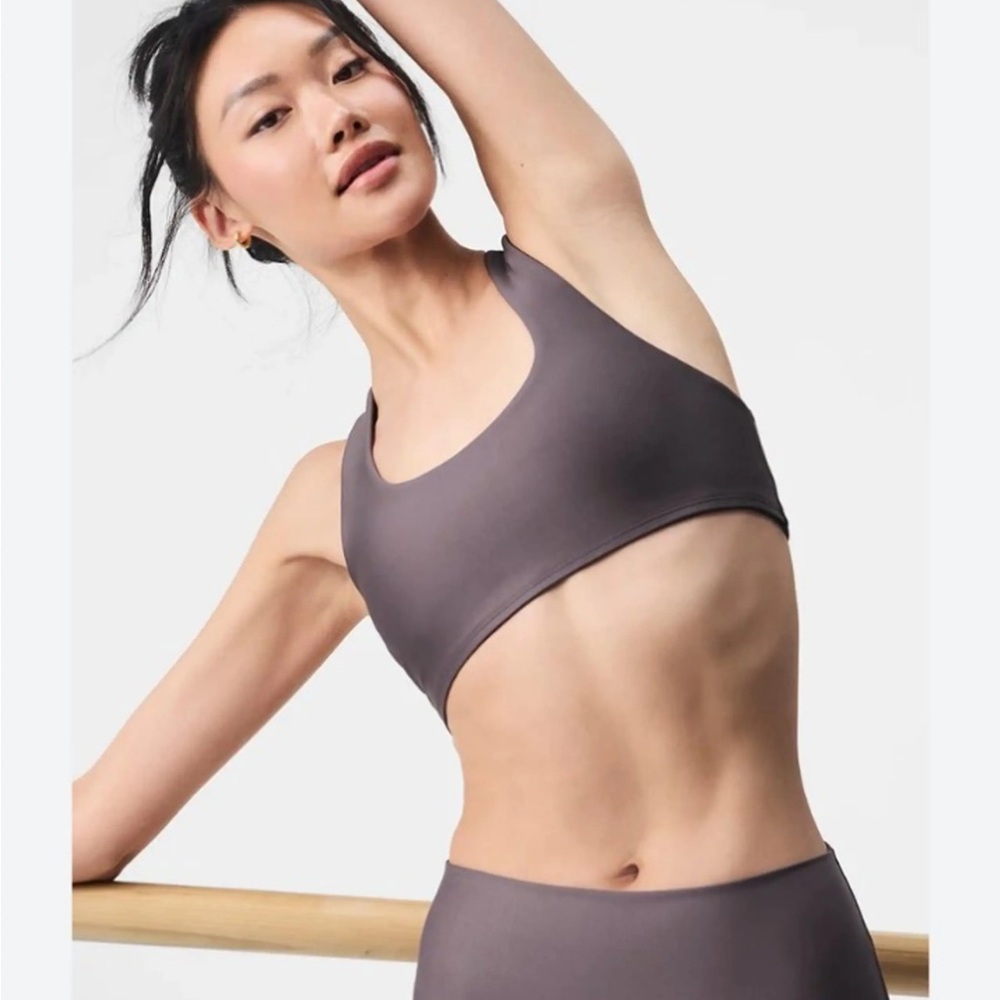 ALO Airlift Advantage Racerback Bra Raisinette